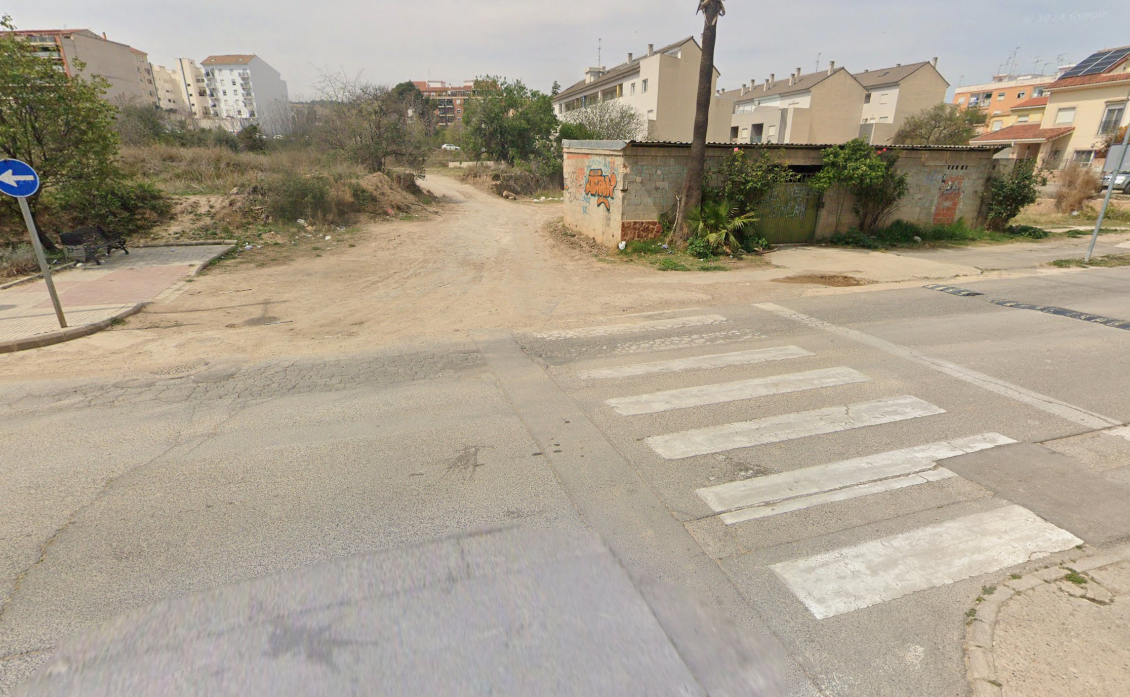 Entrada al parking